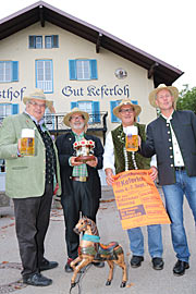 Festwirt Radlinger,Charly Trautmann, Klaus Rieger, Martin Henselchen (©Foto: Martin Schmitz)